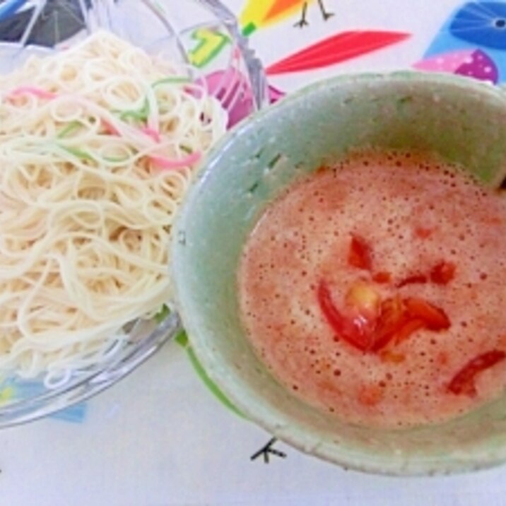 トマトつけだれ！そうめんに★